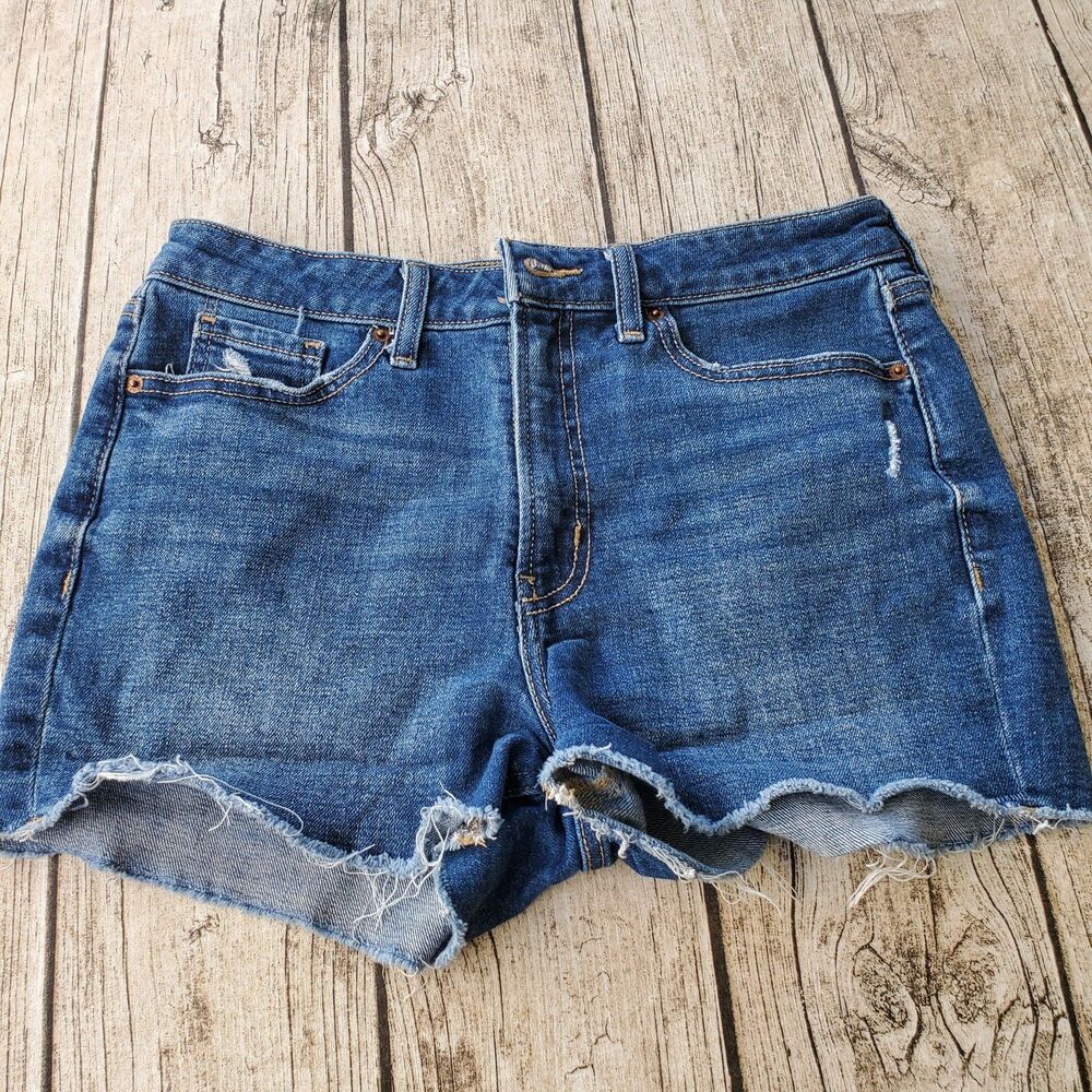Old Navy High Rise OG Straight Denim Shorts Size 8